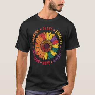Camiseta Bondade Paz Igualdade Amor Esperança Diversidade H