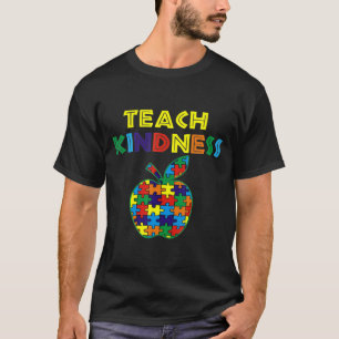 Camiseta Bondade Presente de Ensino Autista Quebra-cabeça