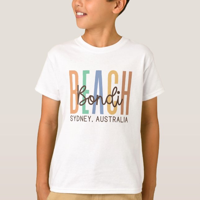 Camiseta Bondi Beach Sydney Austrália (Sands) (Frente)
