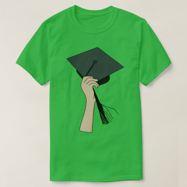 Camiseta Boné Acadêmico Quadrado 1 (Frente do Design)