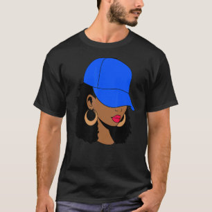 Camiseta Boné Afro Melanin Black Girl Magi