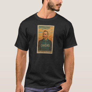 Camiseta Boné Anson, meias do branco de Chicago