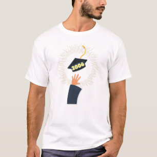 Camiseta boné de formatura de 2006, design de reunião