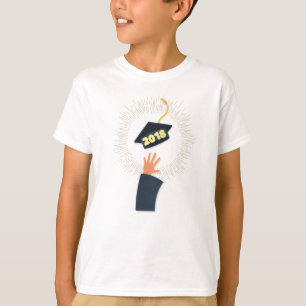 Camiseta boné de formatura de 2018, design de reunião