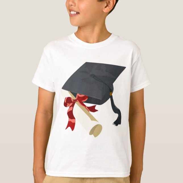 Camiseta Boné de formatura & diploma (Frente)