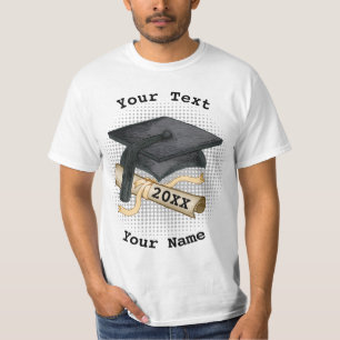 Camiseta Boné de formatura Diploma — t-shirt de nome person