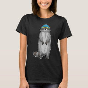 Camiseta Boné de Natação de Racoon