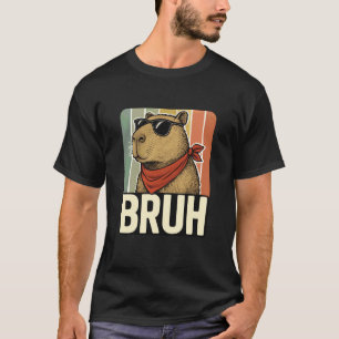 Camiseta Boné Legal do Capivara Meme Retro Estilo Vintage G