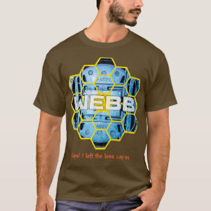 Camiseta BONÉ Lente do Telescópio Espacial NASA JWST James 