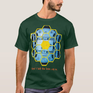 Camiseta BONÉ Lente do Telescópio Espacial NASA JWST James 