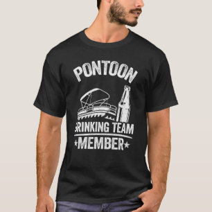 Camiseta Boné Pontoon Bebendo Membro do Boer Beer Pontoon