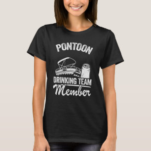 Camiseta Boné Pontoon Bebendo Membro do Boer Beer Pontoon