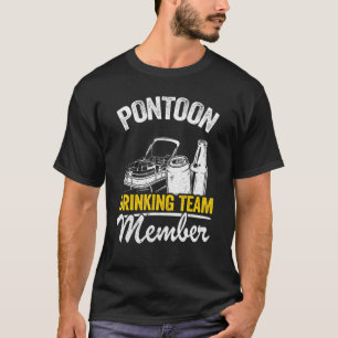 Camiseta Boné Pontoon Bebendo Membro do Boer Beer Pontoon