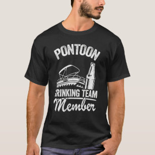 Camiseta Boné Pontoon Bebendo Membro do Boer Beer Pontoon