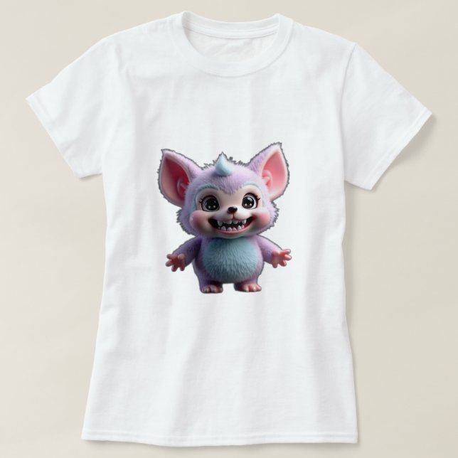 Camiseta Boneca assustadora (Frente do Design)