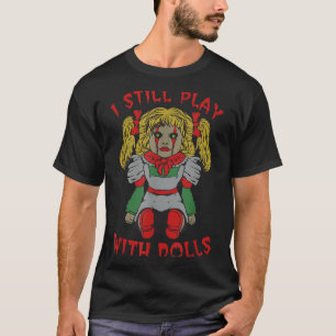 Camiseta Boneca Assustadora de Halloween - Humor Sarcástico