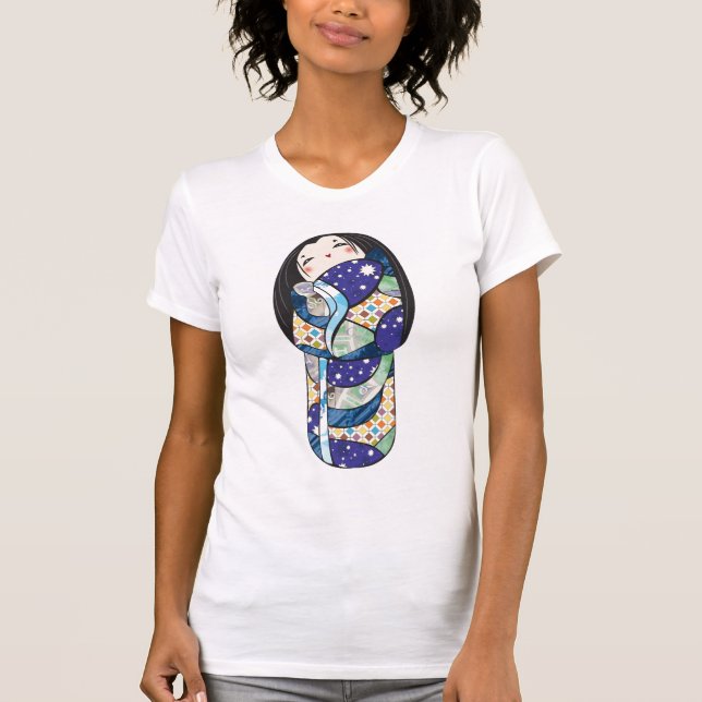Camiseta Boneca bonita de Japão (Frente)