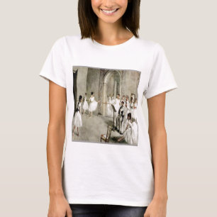 Camiseta Boneca das senhoras da prática do balé (cabida)