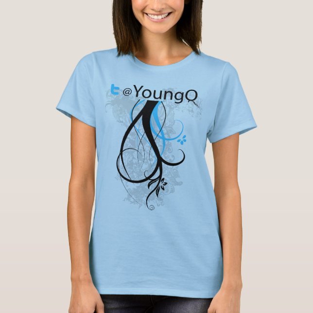 Camiseta Boneca das senhoras de YoungQ (cabida) (Frente)