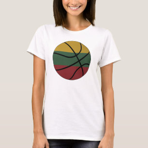 Camiseta Boneca das senhoras do basquetebol de Lithuania