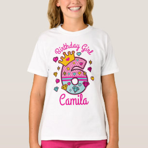 Camiseta Boneca de aniversário SEX   Desenhos personalizad