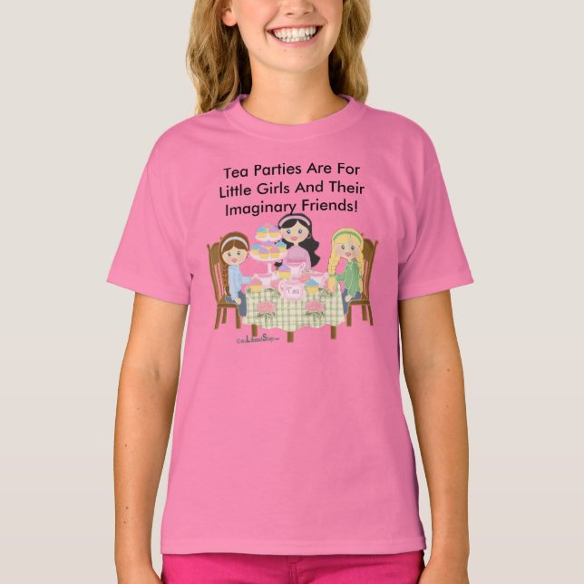 Camiseta Boneca De Bebê Do Tea Party (Presente) (Frente)