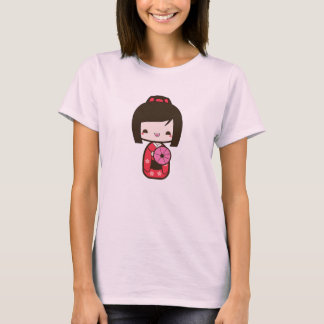 Camiseta Boneca de Kokeshi