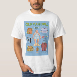 Camiseta Boneca de Papel Velho Engraçada