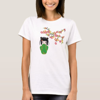 Camiseta Boneca de Sakura Kokeshi, t-shirt