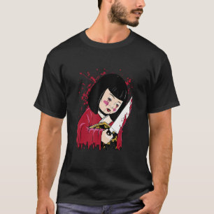 Camiseta Boneca Japonesa Assombrada - Figurina Coletiva