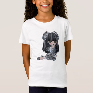 Camiseta Boneca japonesa da menina