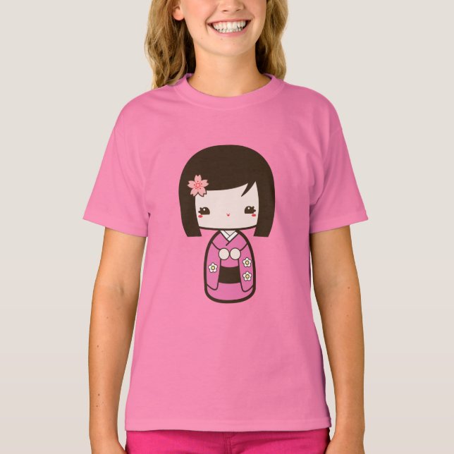 Camiseta Boneca Kokeshi (Frente)