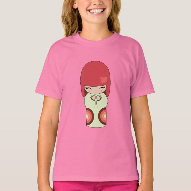 Camiseta Boneca Kokeshi (Frente)