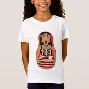 Camiseta Boneca maori das meninas de Matryoshka do