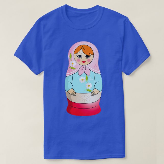 Camiseta Boneca Matryoshka (Frente do Design)