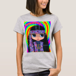 Camiseta Boneca Pintinho de Hippie de Groovy