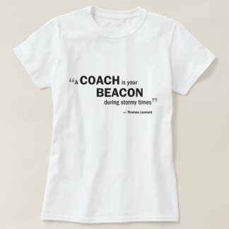 Camiseta Boneca T das senhoras - 'um treinador é sua