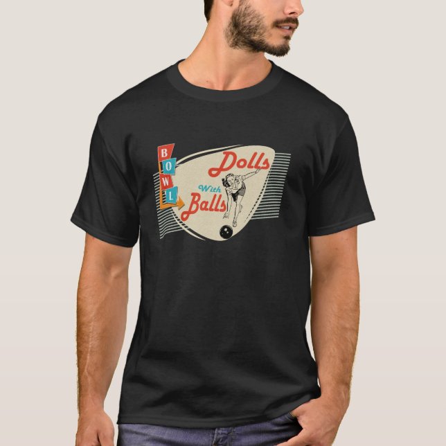 Camiseta Bonecas com Boliche de Correspondência com a Vinta (Frente)