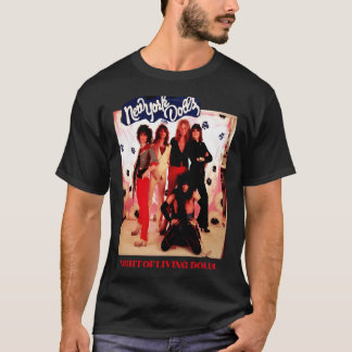 Camiseta Bonecas de Nova York Noite Bonecas Vivas Banda Vin
