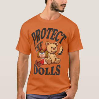 Camiseta Bonecas de Proteção Poder de Menina Fofa Sass Squa