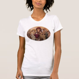 Camiseta Bonecas e Amigos Franceses Mulheres T