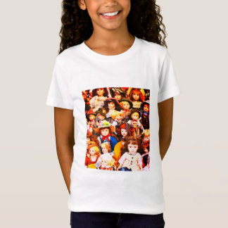 Camiseta Bonecas para o Natal festivo