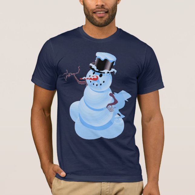 Camiseta Boneco de neve (Frente)
