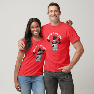 Camiseta Boneco de neve
