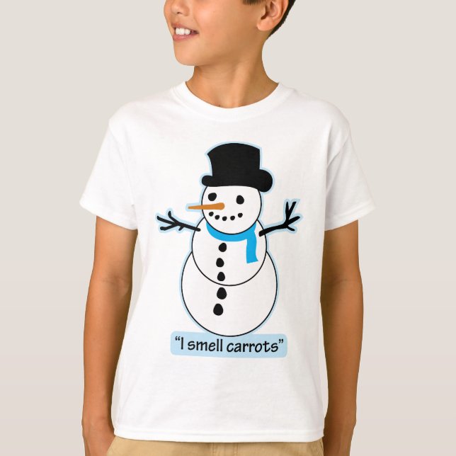 Camiseta boneco de neve (Frente)