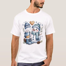 Boneco de Neve Aconchegante de Inverno 