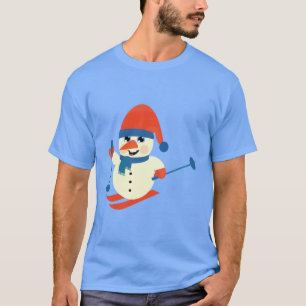 Camiseta Boneco de neve bonito do bebê