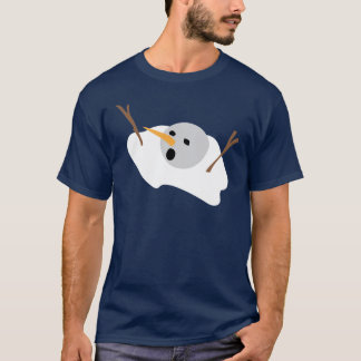 Camiseta Boneco de neve de derretimento