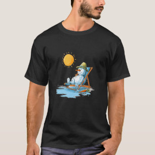 Camiseta Boneco de Neve de Férias Engraçado para Amantes de