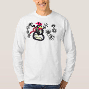 Camiseta Boneco de neve de inverno